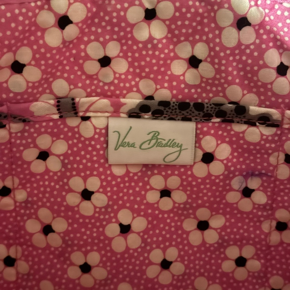 Vera Bradley Floral Pink Quilted Tote Bag - Picture 5 of 8